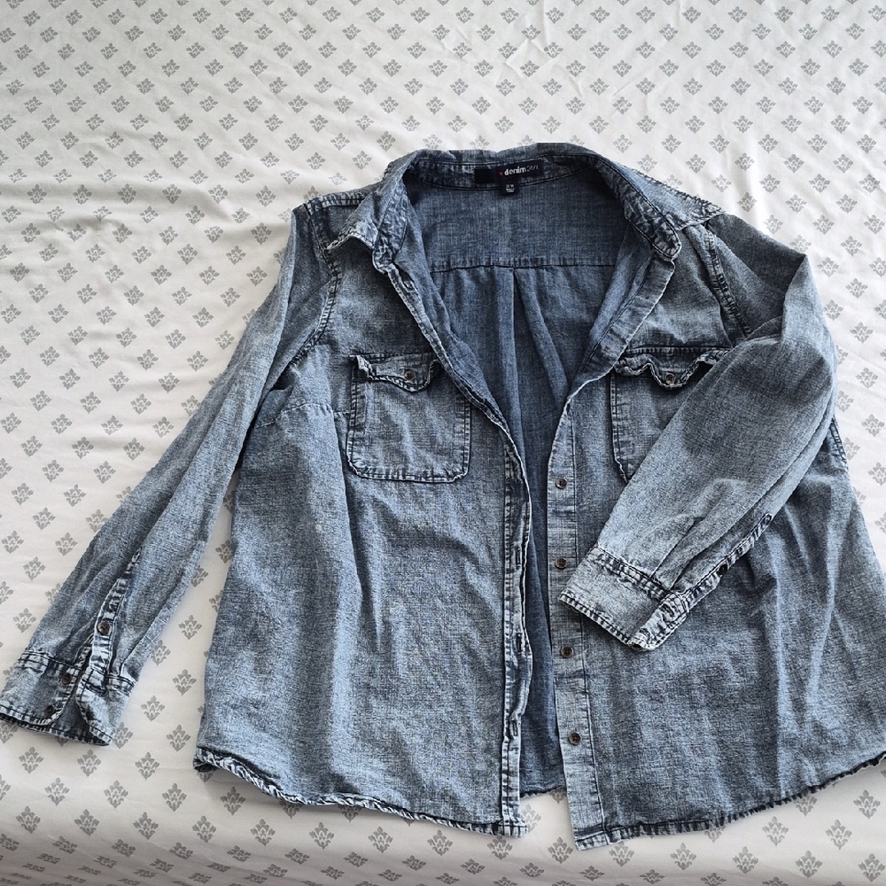 Denim 24/7 Blue Button Down Shirt